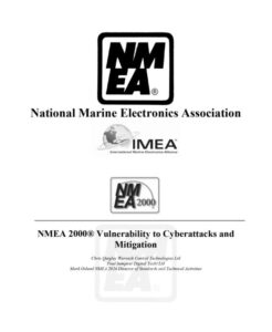 As técnicas que podem melhorar a robustez do NMEA 2000 contra ciberataques também são d escritas neste livro branco.Digital Yacht