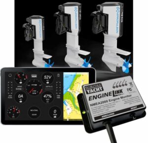 Monitorização motor ePropulsion no tablet Digital Yacht